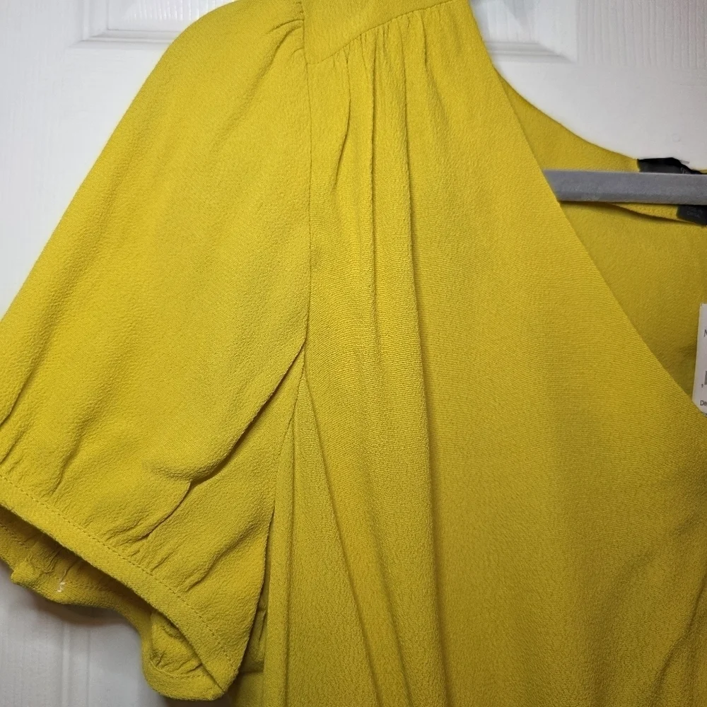 J. Crew Short Sleeve Button Peplum Blouse M